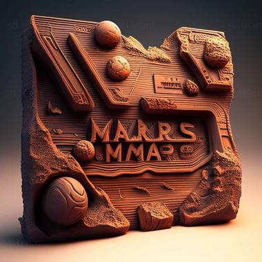 3D model Mars War Logs game (STL)